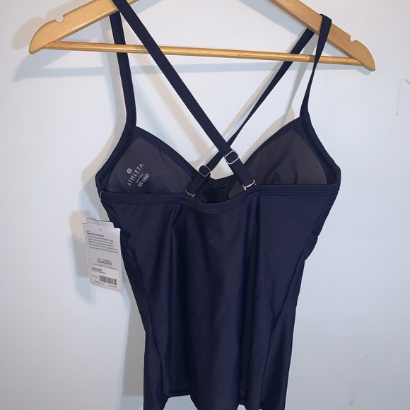 Athleta Twister Tankini Navy NWT - Picture 2 of 3